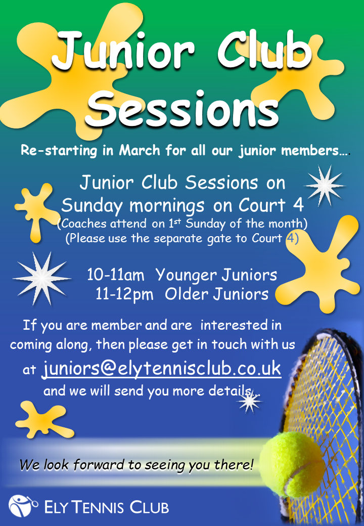 Junior Club Sessions
